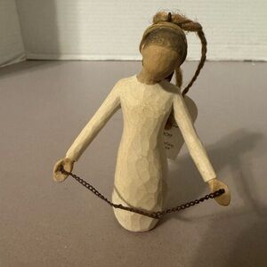 Willow Tree Cream and Brown Figurine
